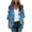 Blue, variant on MuZeFu Open Cardigan for Women Small 2024 Women's Spring Summer Loose Casual Fashion Long-sleeved Cardigan Top
