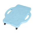 thumbnail image 3 of Patinete deportivo para niños Patinete plano deportivo para niños para gimnasios Sótanos Azul claro, 3 of 8