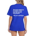 thumbnail image 4 of Graphic Tees for Women T-Shirts Casual Short Sleeve Round Neck Tee with Printed Design for Everyday Wear ( Women's T-Shirts) Blue S, 4 of 6