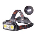 thumbnail image 4 of Yuarrent Faro recargable faro manos libres lámpara de cabeza advertencia diadema luz portátil Camping pesca ciclismo iluminación Iluminación y accesorios Yuarrent HA074601-01, 4 of 6