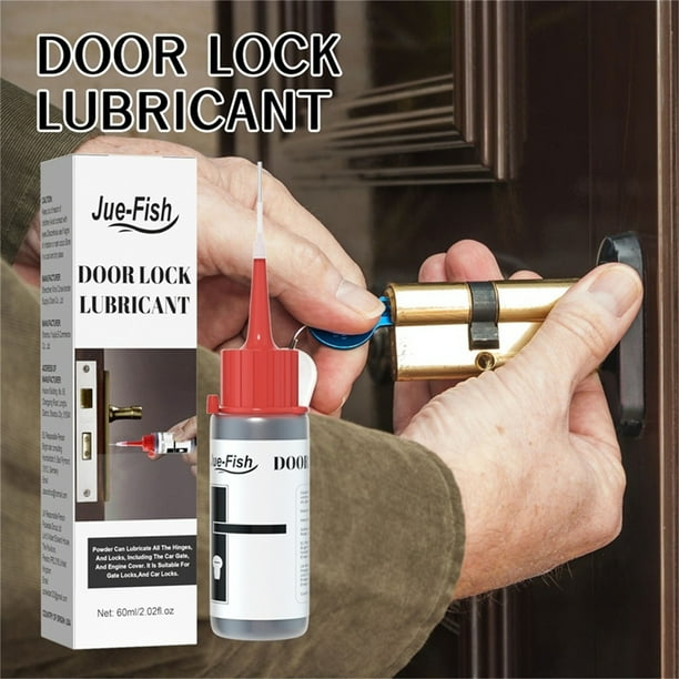 Fiudx Lubricante En Polvo Casero, 60 Ml, Aceite Multiusos para Cerraduras  de Puertas, Sin Aceite, Anticongelante, Previene La Fricción y El Desgaste,  Ideal para Portones de Automóviles, Tapas de Moto