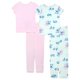 thumbnail image 3 of Conjunto de pijama Disney de 4 piezas con puntadas de algodón con puntadas ajustadas para niños, 3 of 4