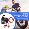thumbnail image 3 of Kit de carburador de motocicleta filtro de Metal de 58mm para bicicleta motorizada de 2 tiempos 49 50 37 80CC, 3 of 9
