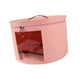 thumbnail image 3 of Caja para guardar sombreros, portátil, de peluche y juguetes, plegable, de ala redonda Rosa Medio, 3 of 9