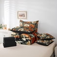 thumbnail image 6 of Homewish Female Men Women Vintage Rustic Floral Bedding Comforter Set 7-Piece,Chic Flowers Blossoms King Bedding Sets,Retro Exotic Luxury Style Ultra Soft Bed Sheets,Microfiber Bedroom Decor, 6 of 8