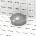 thumbnail image 6 of Plum Fittings Chain Link Fence 2 (1 7/8" OD) Round Dome External Post Caps | Die Cast Aluminum | Chain Link Fence Post Caps (Pack of 12), 6 of 6