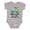 AC-Heather Grey, variant on Inktastic Nana and Pops Grandson Truck Boys Baby Bodysuit