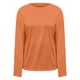thumbnail image 5 of MHFRRA Camiseta de Manga Larga Oversize de Moda, Informal, Básica, con Cuello Redondo, para Uso Diario. Naranja, 5 of 5