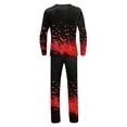 thumbnail image 3 of Family Matching Halloween PJs Set, Soft Patterned Long Sleeve Sleepwear Loungewear Outfits for Cozy Family Pajama Party, 3 of 3