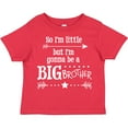 thumbnail image 3 of Inktastic So I'm Little, but I'm Going to Be a Big Brother Boys Toddler T-Shirt, 3 of 5