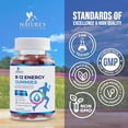 thumbnail image 5 of B12 Energy Gummies - 4500 mcg Vitamin B12 Per Serving - Extra Strength Chewable B12 Supplement for Energy, Metabolism & Immune Support - For Women, Men & Kids - Natural & Berry Flavored - 60 Gummies, 5 of 10