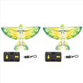 thumbnail image 2 of 2X Pájaro A Control Remoto Simulación del Vuelo de Ala de Aleteo Pájaro de Inducción ÁGuila Eléctrica Pájaro Biónico de Control Remoto Verde, 2 of 5