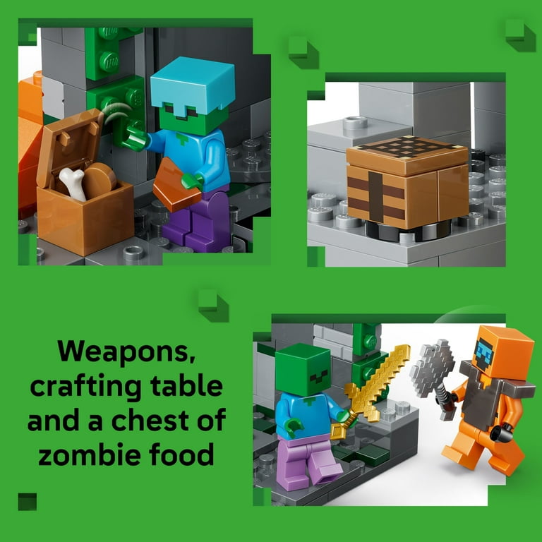 LEGO Minecraft Zombie Dungeon Building & Pretend Play Toy for Boys