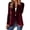 29#Wine, variant on Velvet Blazers for Women Casual Oversized Open Front Long Sleeve Jackets Work Office Business Suit Blazer 2025 Pink XL