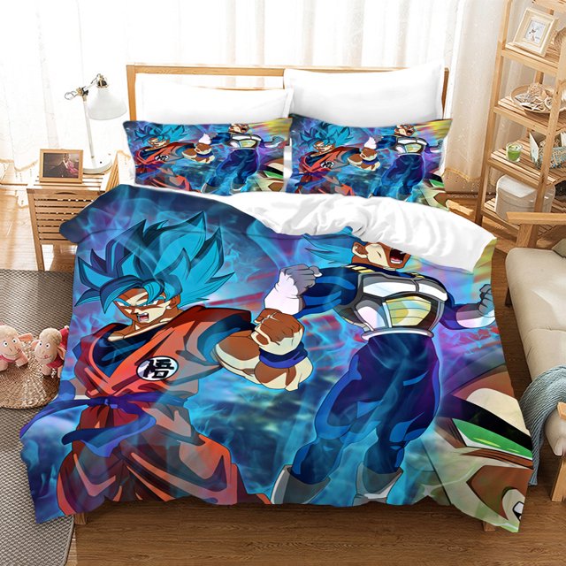 Anime Dragon Ball Z Bedding Bed Set 3D Printed Breathable Cosplay Goku