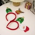thumbnail image 6 of Hair Accessories 4 Christmas Headbands For Women Girls Adjustable Santa Snowman Reindeer Headwear Party Photo Booth, 6 of 9