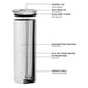 thumbnail image 2 of Sublimation Tumblers 20 Oz Skinny Straight,Stainless Steel Sublimation Blanks Skinny Tumbler,with L, 2 of 5