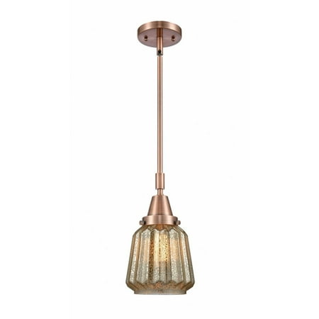 

Innovations Lighting - Chatham - 1 Light Stem Hung Mini Pendant In Art Deco