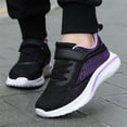 thumbnail image 6 of Otqutp Boys Girls Sneakers Non-Slip Lace Up Adjustable Strappy Running Shoes Lightweight Breathable Athletic Tennis Shoes, 6 of 9