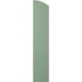 thumbnail image 6 of Ekena Millwork 10 1/2"W x 57"H Americraft Three Board (2 Batten) Exterior Real Wood Joined Board-n-Batten Shutters w/ Elliptical Top (Per Pair), Track Green, 6 of 10