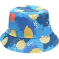 thumbnail image 1 of LinYooLi Womens Bucket Hat Fresh Fruit Pattern Reversible Men Fisherman Hat Teen Unisex Travel Sport Sun Protection Basin Hat, 1 of 7