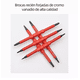 thumbnail image 4 of Juego De Destornilladores Aislados rojo con amarillo, 4 of 5
