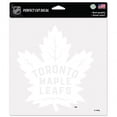 thumbnail image 1 of 8 x 8 in. Perfect Cut Toronto Maple Leafs Decal, White, 1 of 1