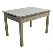 Rosebery Kids Unfinished Kids Table with Storage