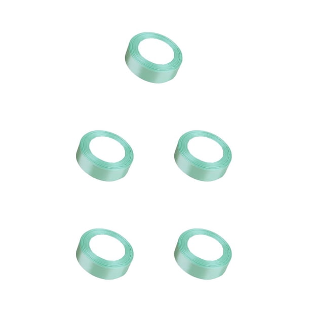 Billuyoard Paquete Cinta Accesorios para manualidades DIY Ancho Cintas de poliéster Verde claro 141 Type2 NO2