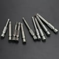 thumbnail image 2 of MYG 6pcs 50mm SQ1-SQ5 Square Head Screwdriver Bit Set Hex Shank Magnetic Screwdriver, 2 of 7