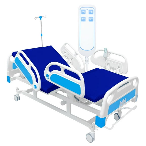 Cama Hospitalaria Electrica Porta Suero Colchon 3 posiciones