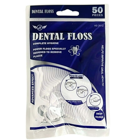 Dental Floss Picks – Easy Glide for Daily Oral Care: 50CT
