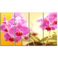 thumbnail image 2 of Fleurs d'Orchidée Violettes en Fleurs - Impression sur Toile Florale, 2 of 3