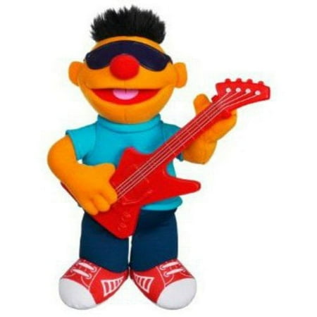 Playskool Sesame Street Strummin Ernie Plush Stuffed Animal Sings & Plays
