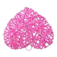 thumbnail image 1 of Rattan Heart Shaped Ball for Crafts Pink Handmade and 15cm, 1 of 1