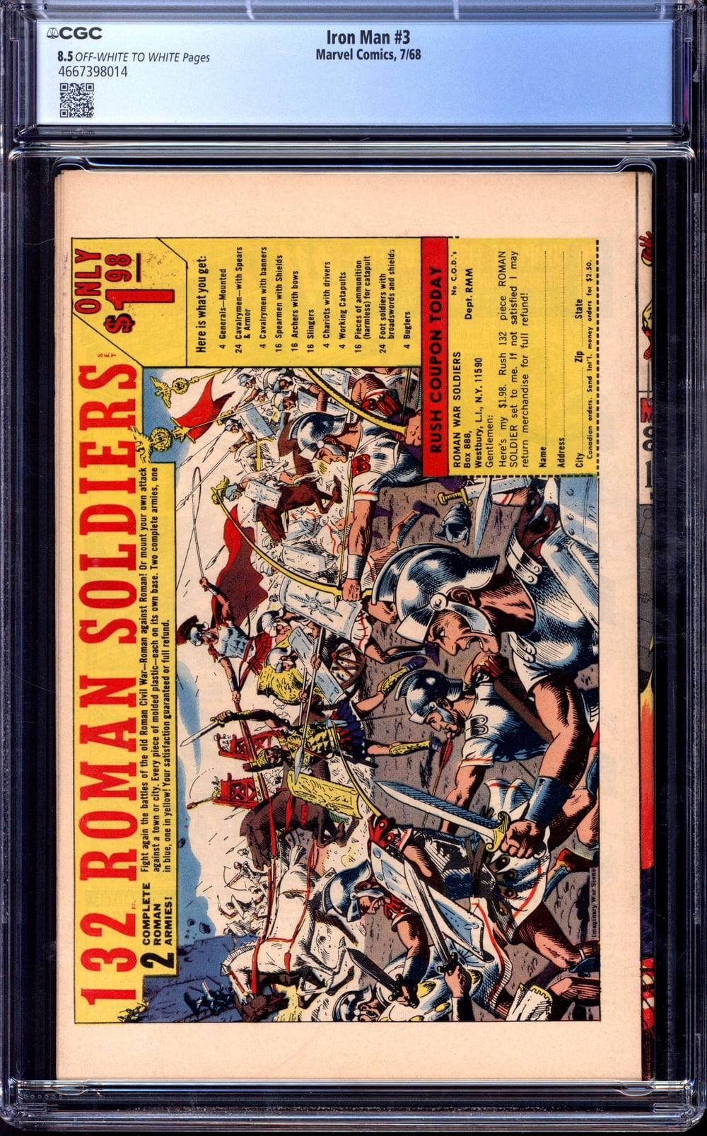 Iron Man #3 - CGC 8.5 Comic Book