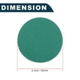 thumbnail image 6 of Unique Bargains Car Sanding Discs 2 inch Abrasion Resistance | Round Hook and Loop Sandpaper Green 50 Pcs 120 Grit, 6 of 7