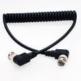 thumbnail image 2 of Video Cable Coaxial Cable Camera PU Spring Wire Right Angle BNC to Right Angle BNC, 2 of 6