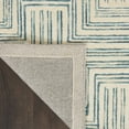 thumbnail image 6 of Nourison Linked Geometric Bohemian Ivory/Turquoise 8' x 10'6" Area Rug, (8' x 11'), 6 of 9
