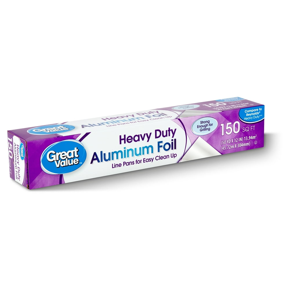 Great Value 150 sq ft Heavy Duty Aluminum Foil