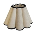 thumbnail image 3 of Cubierta de mesa de tela Cubierta de lámpara de lámpara de lámpara de la casa Pétalo en forma de lámpara en forma de Beige, 3 of 8