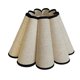 thumbnail image 3 of Pantalla de lámpara en forma de pétalo, decoración de pantalla de araña, cubierta de lámpara de mesa de tela de estilo rústico Beige, 3 of 9