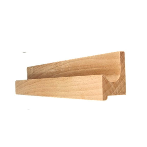 Wooden J Profile Handle Pack of 2 Pieces, length 8 Inches