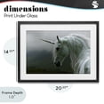 thumbnail image 4 of Stupell Industries Eclectic Dreamy Celtic Unicorn Black Framed Print Under Glass, 20 x 14, by The Wands Want, 4 of 8