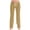 Khaki, variant on ABATAB Womens Summer Pants Casual Baggy Low Waisted Pants Full Length Drawstring Lounge Slacks Trousers with Pockets
