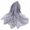 Grey, variant on Miyuadkai Scarf Silk Women 160*50cm Print Wrap Dot Shawl Soft Scarf Scarves Long Scarf Accessory White