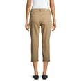 thumbnail image 5 of Time and Tru Women's Modern Mid-Rise Capri Pants, 5 of 6
