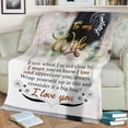 thumbnail image 2 of to My Wife Blanket, Best Gift for Your Life Partner with Quotes, Gift for Wife, Valentine's Day Gifts, Birthday Gift, for Wife, Supersoft and Cozy Blanket (60" X 80") (BK4142NC), 2 of 5