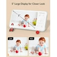 thumbnail image 4 of Momcozy Baby Monitor with 2 Cameras 5’’ 1080P Split Screen Video Baby Monitor with Camera and Audio no WiFi for Baby Safety 5000mAh Battery Infrared Night Vision 2-Way Audio 960ft Range Ideal Gift, 4 of 8