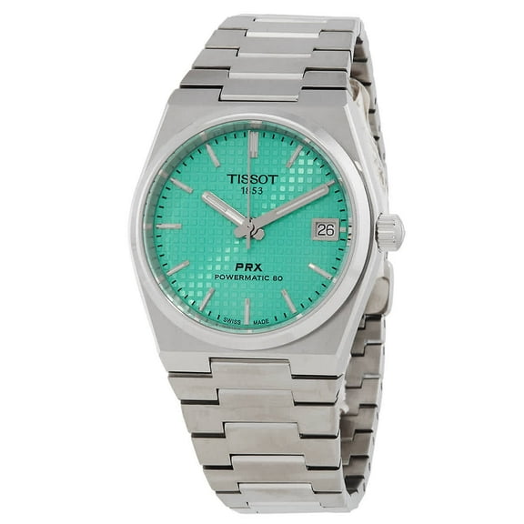 Tissot PRX Powermatic 80 Automatic Green Dial Steel Women's Watch T137.207.11.091.01
